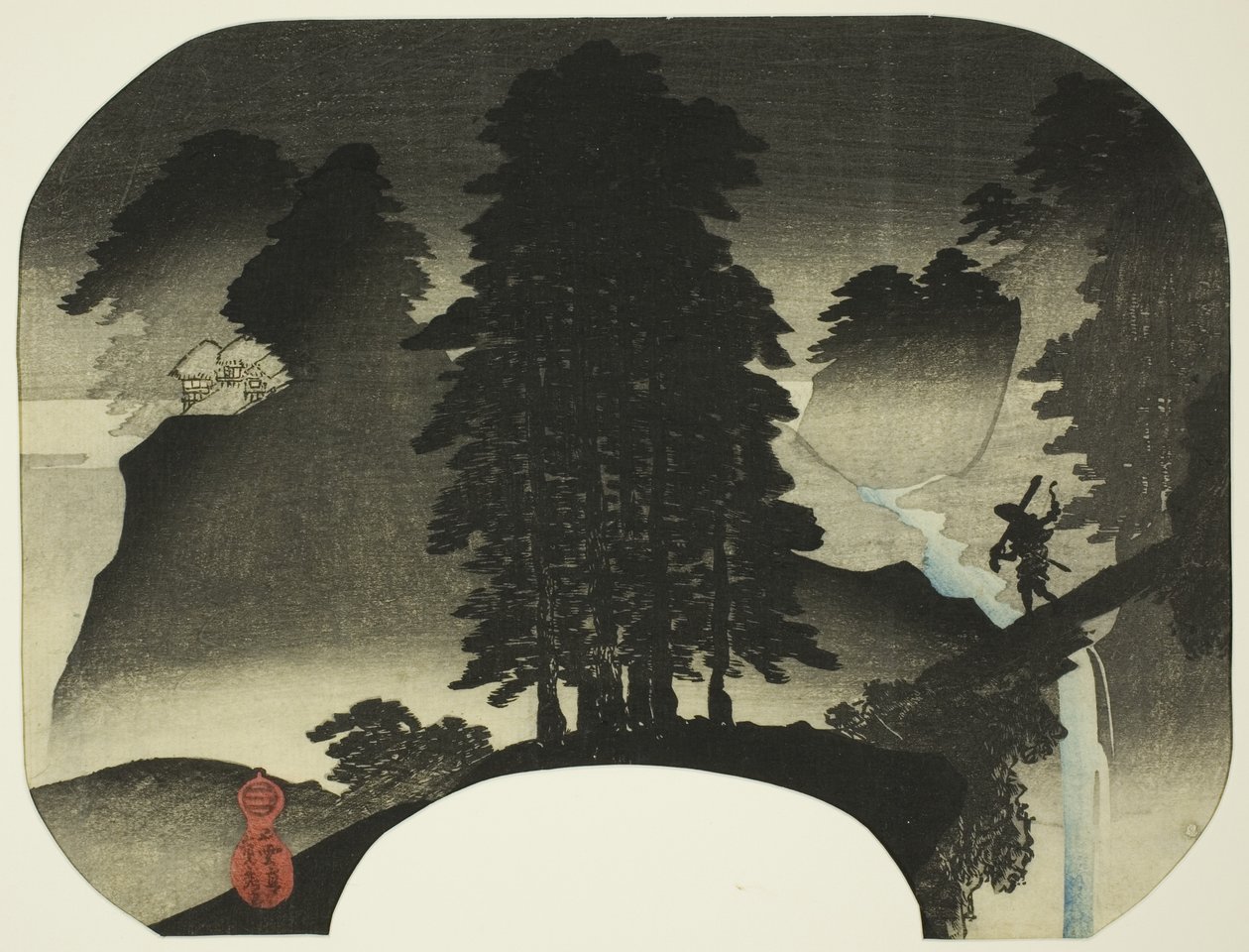 tájkép (Sannal) alkotó: Utagawa Sadahide