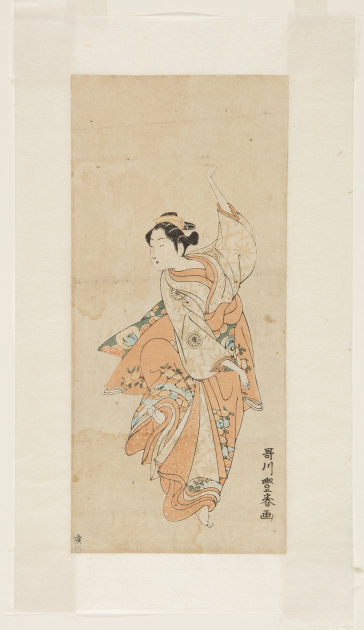 Gésa tánc alkotó: Utagawa Toyoharu