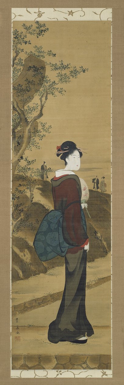 Szépség a Mimeguri szentélyben alkotó: Utagawa Toyohiro