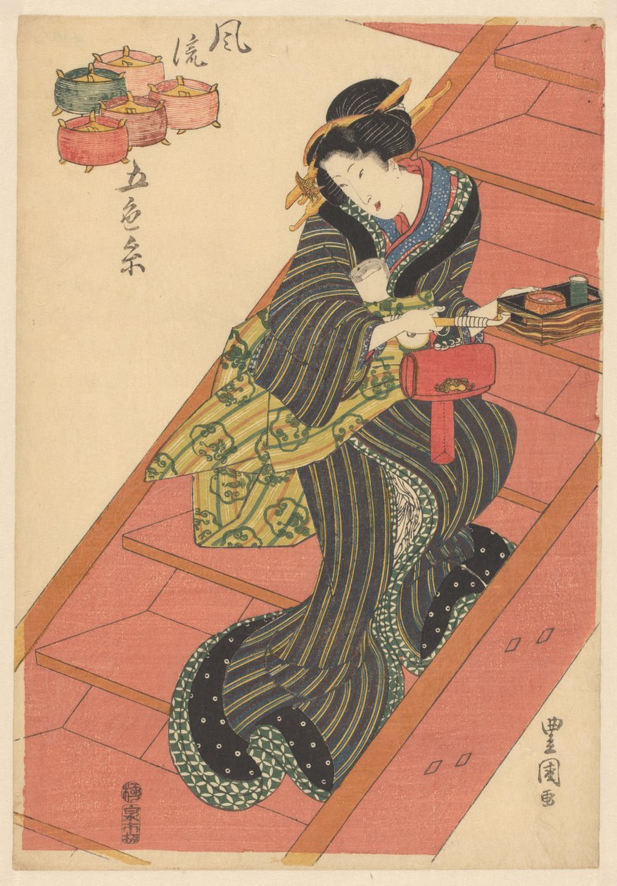 Egy udvarhölgy alkotó: Utagawa Toyokuni (I)