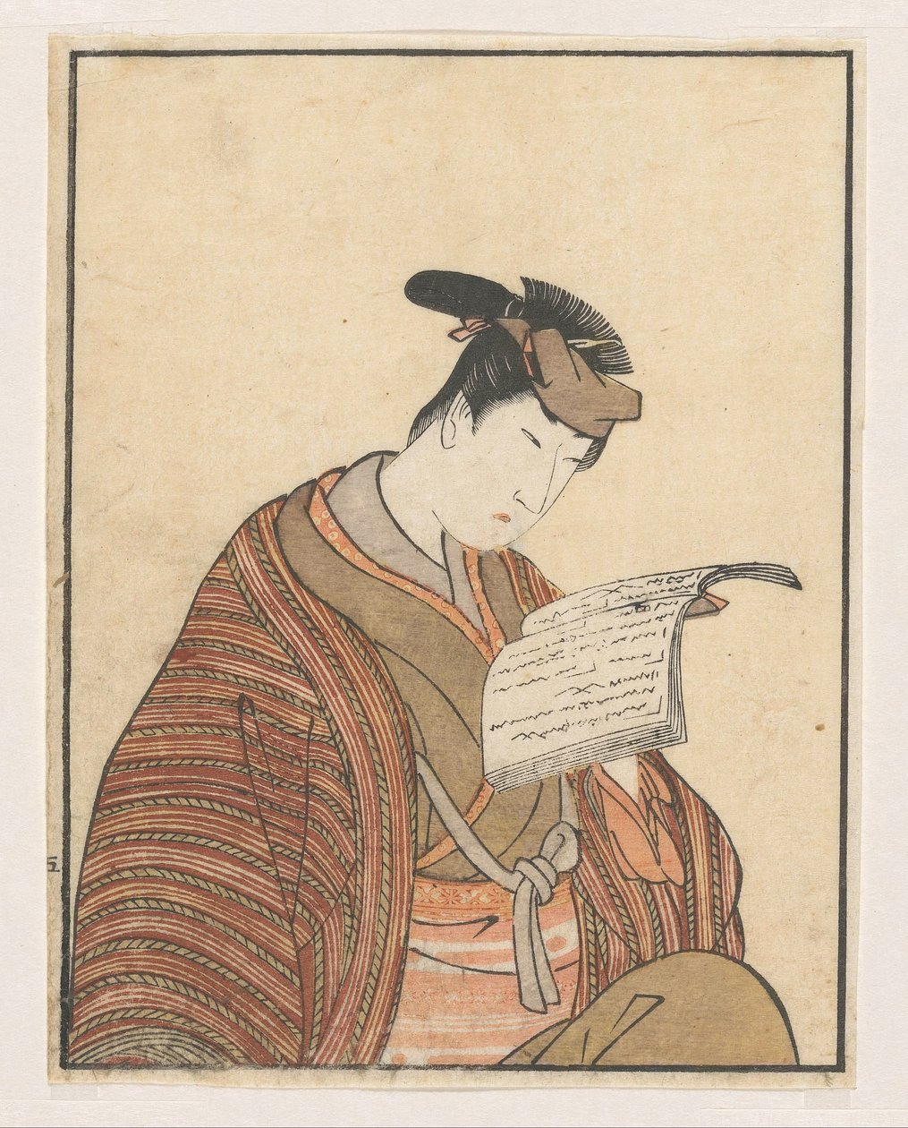 Olvasó színész alkotó: Utagawa Toyokuni (I)