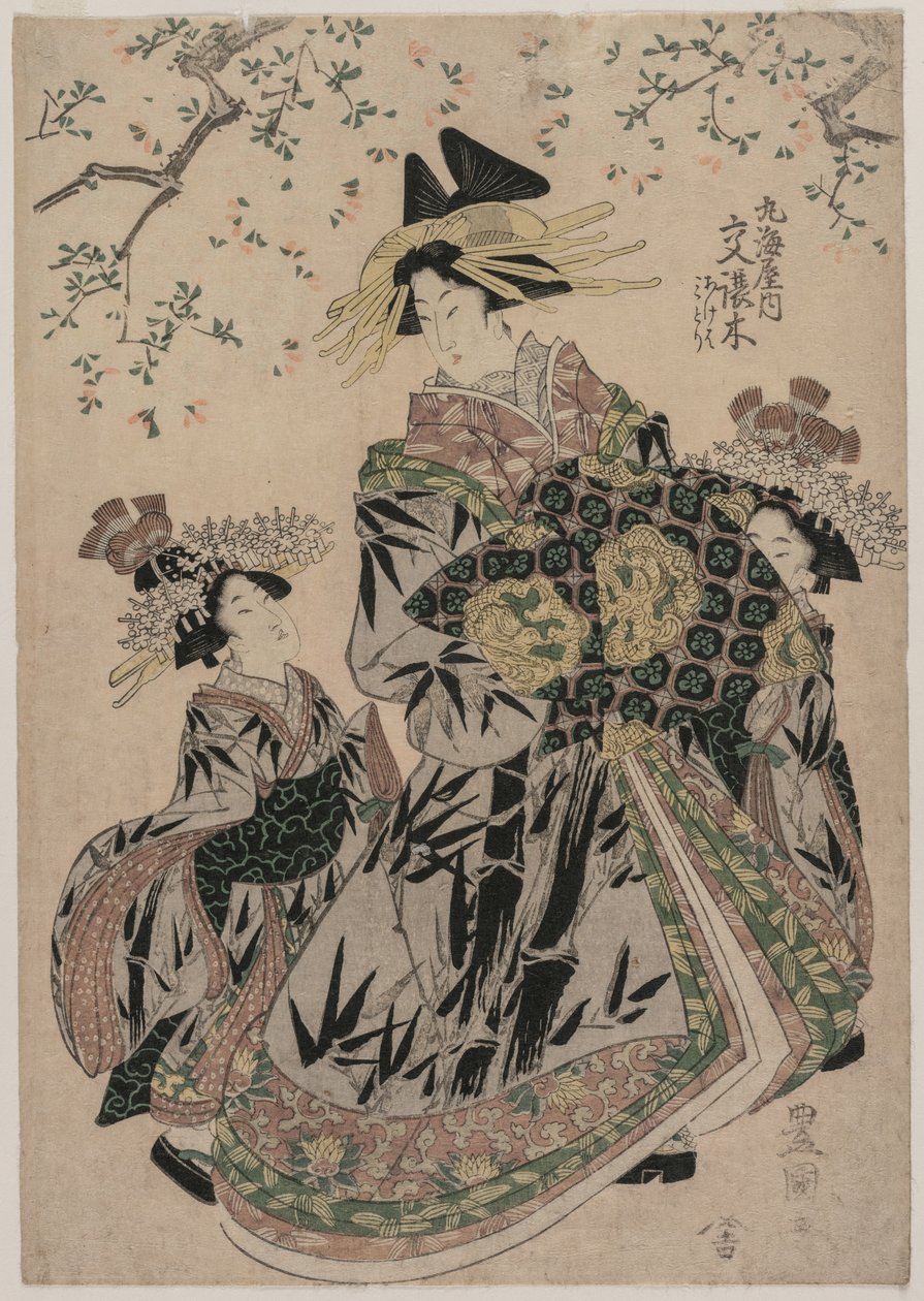 te te te te san katakoshigi (?) kerek garnélarákból és kopaszra sütve egy plan d green alkotó: Utagawa Toyokuni