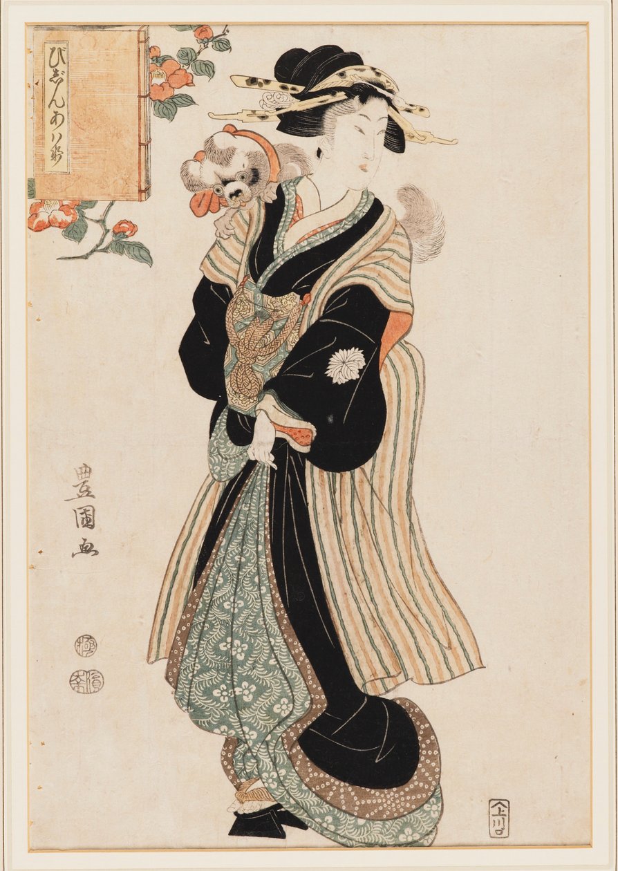 Nyomtatott, c1810 alkotó: Utagawa Toyokuni I