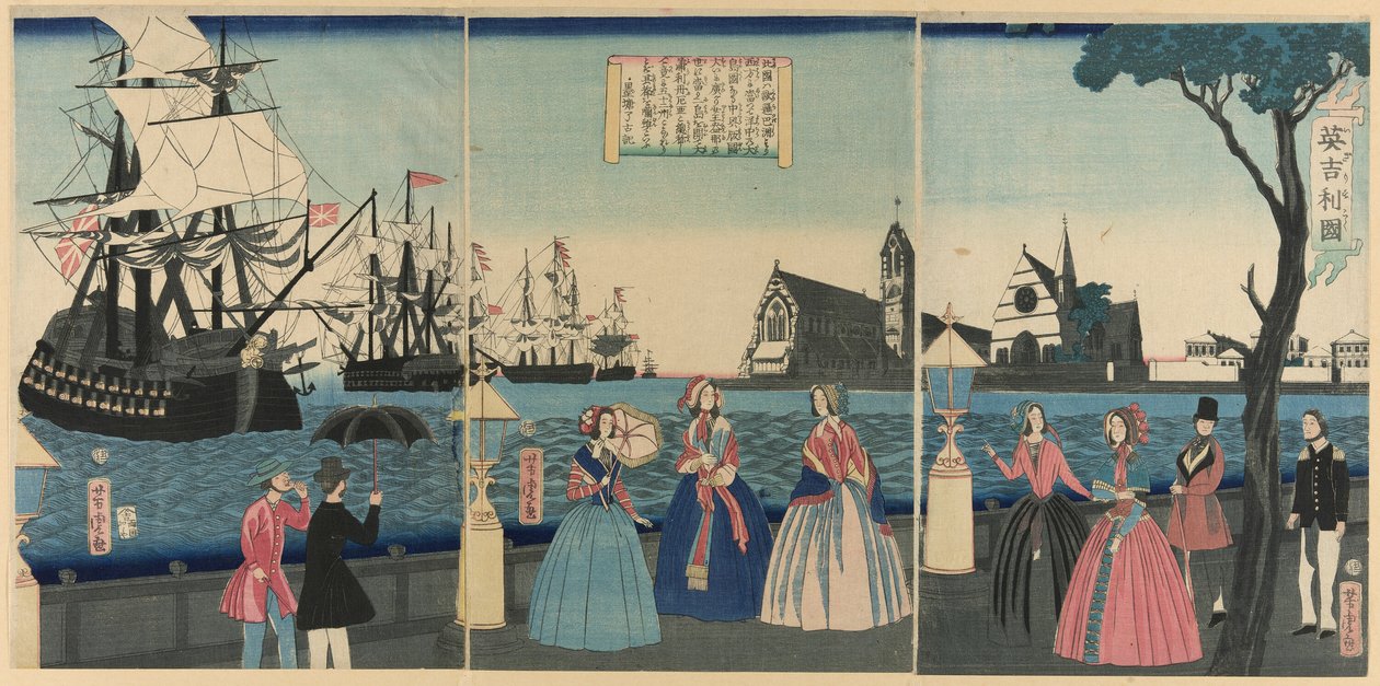 Yen gan d (brit ország) alkotó: Utagawa Yoshitora