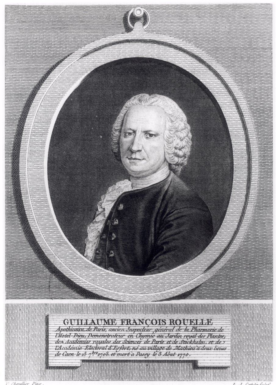 Guillaume Francois Rouelle (1703-70), metszette Louis Jacques Cathelin (1738-1804) (fekete-fehér fotó) alkotó: V. Chevallier