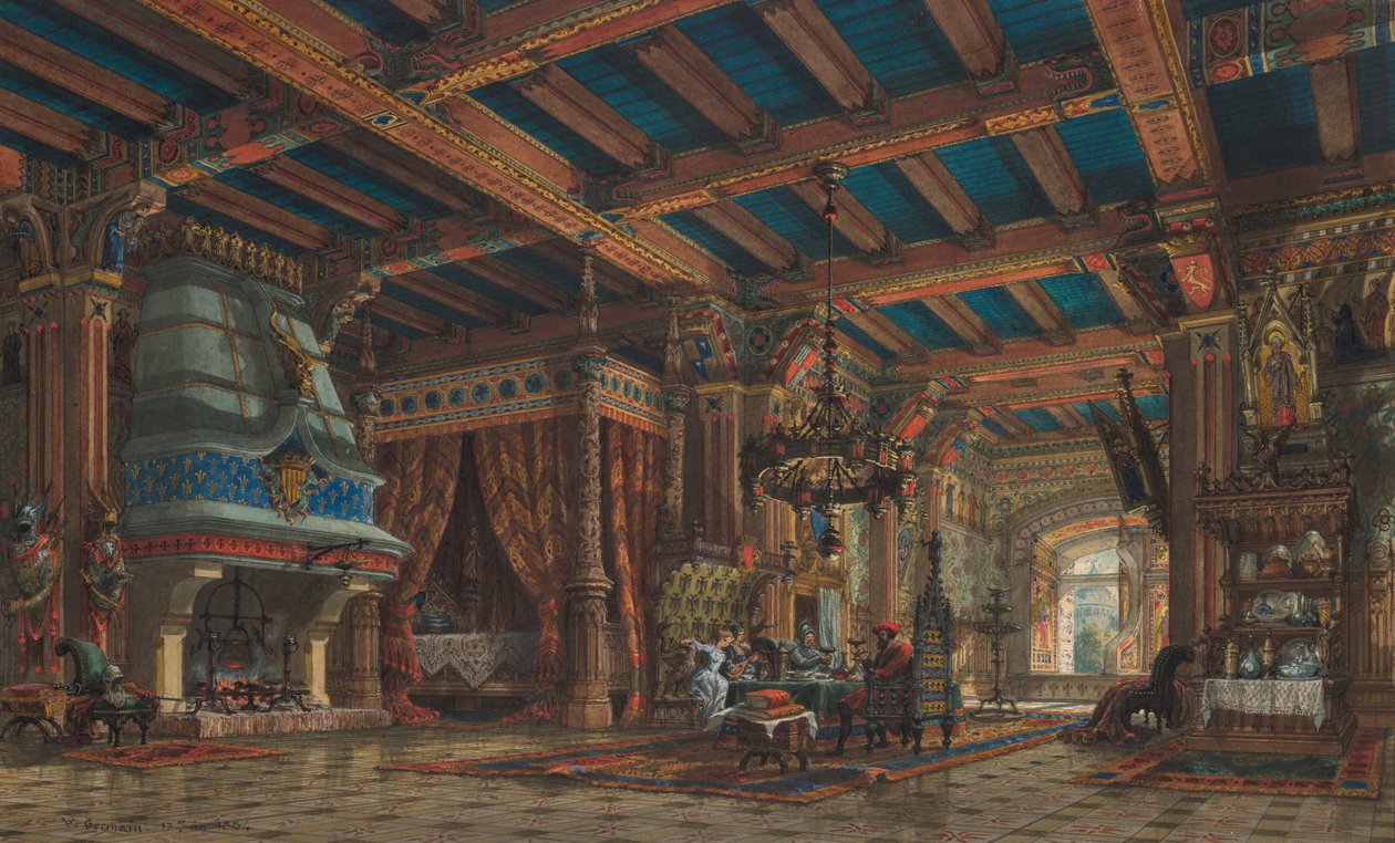 Château belső alkotó: V. Germain