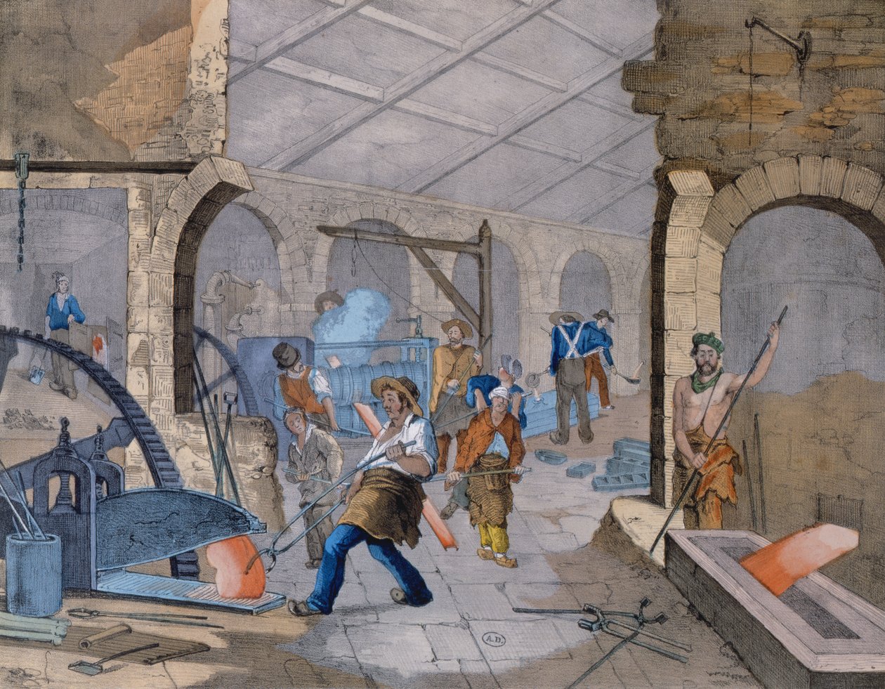 Vasmű, 1860 körül alkotó: V. Janson