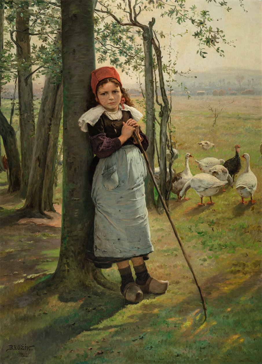 Libalány, 1880 körül alkotó: Vaclav Brozik