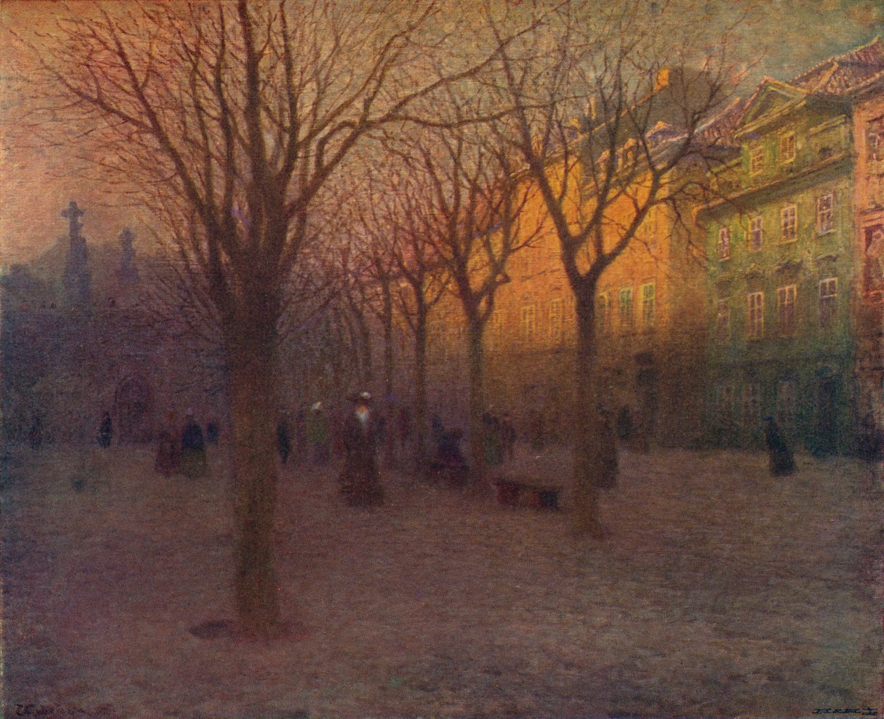Kampa-sziget, Prága, 1879-1906, 1906 alkotó: Vaclav Jansa