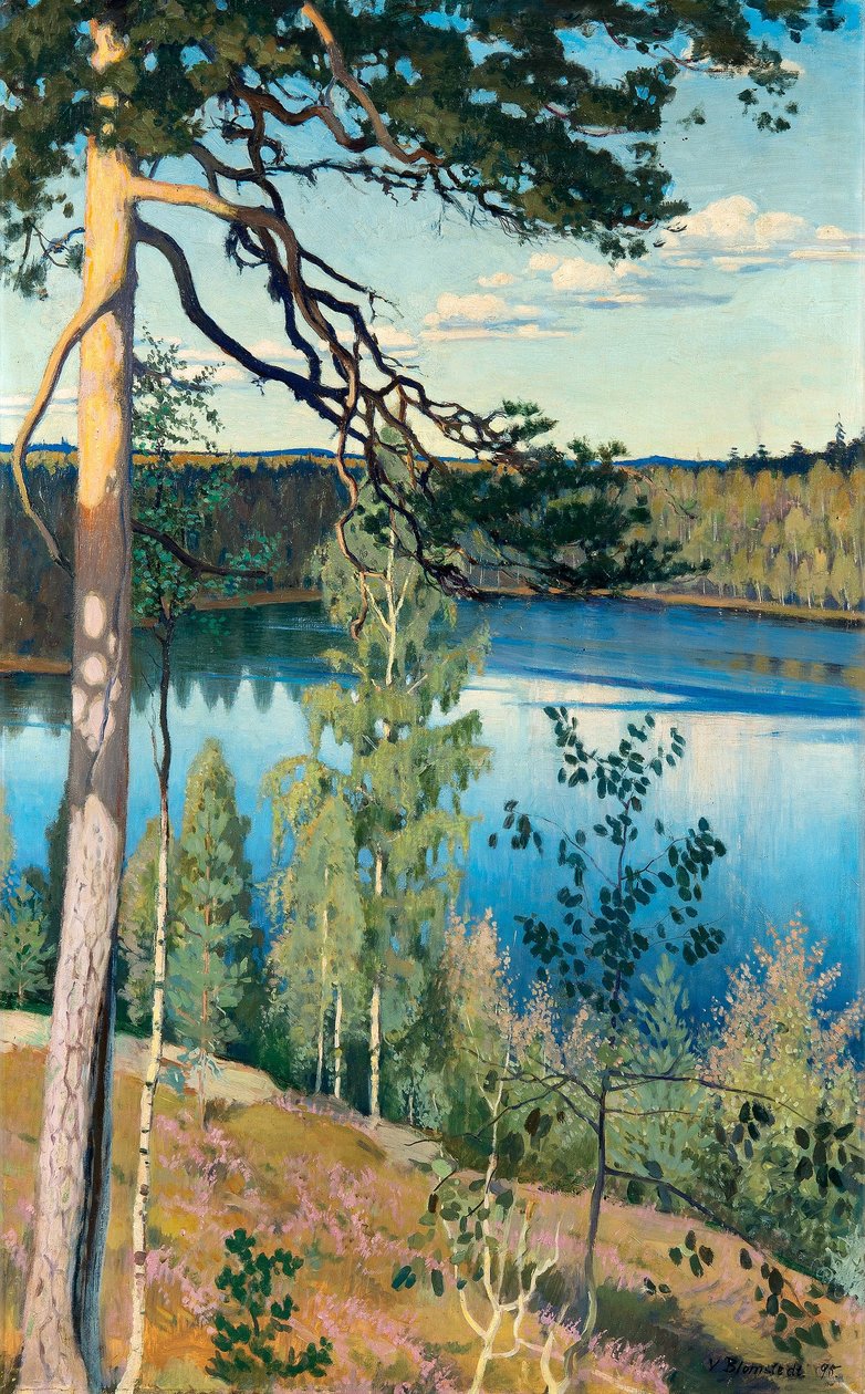 Eramaan jarvinEnglish: Lake in the WildernessnSvenska: Sjo i odemarkenn alkotó: Vaino Blomstedt