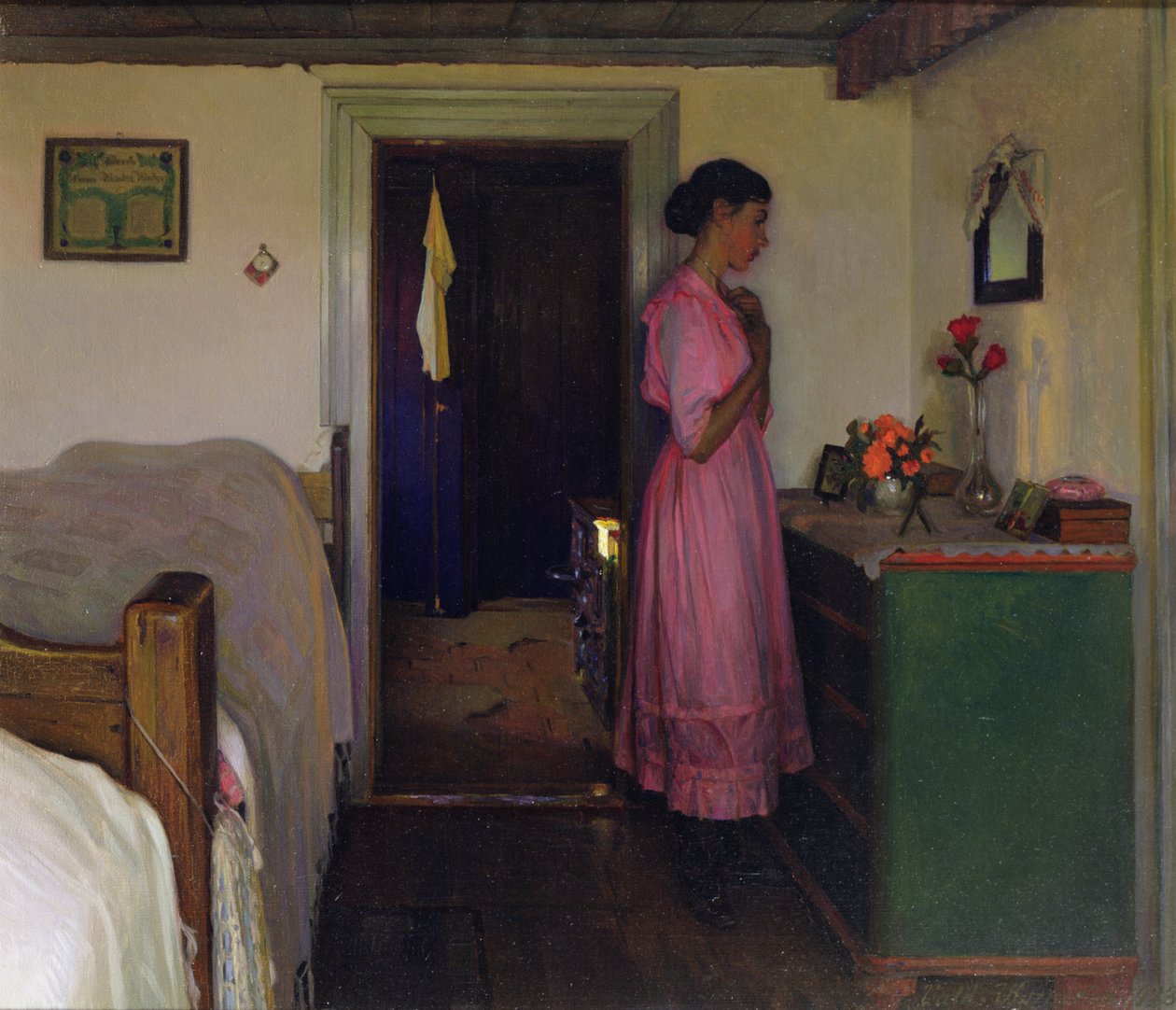 Egy pillanat elmélkedése, 1923 alkotó: Valdemar Kornerup