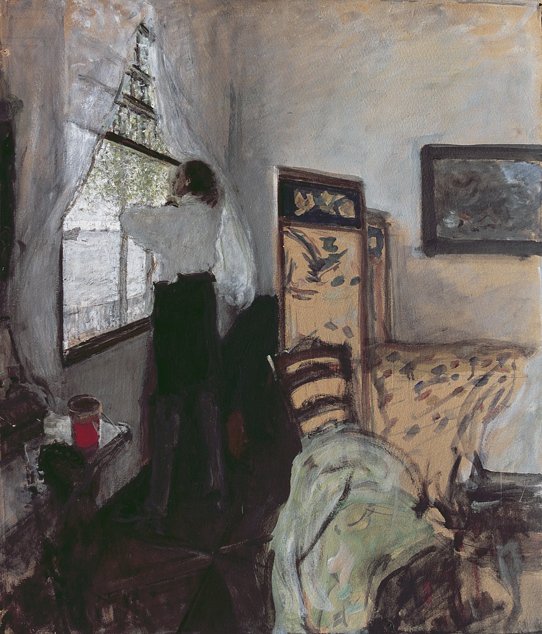 I. Péter (1672-1725) Monplaisirben (gouache, kártyára fektetett papíron) alkotó: Valentin Aleksandrovich Serov