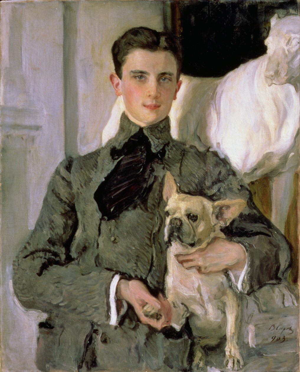 Feliks Feliksovics gróf Szumarokov-Jelsztov (1887-1967) később Jusupov herceg portréja, 1903 alkotó: Valentin Aleksandrovich Serov