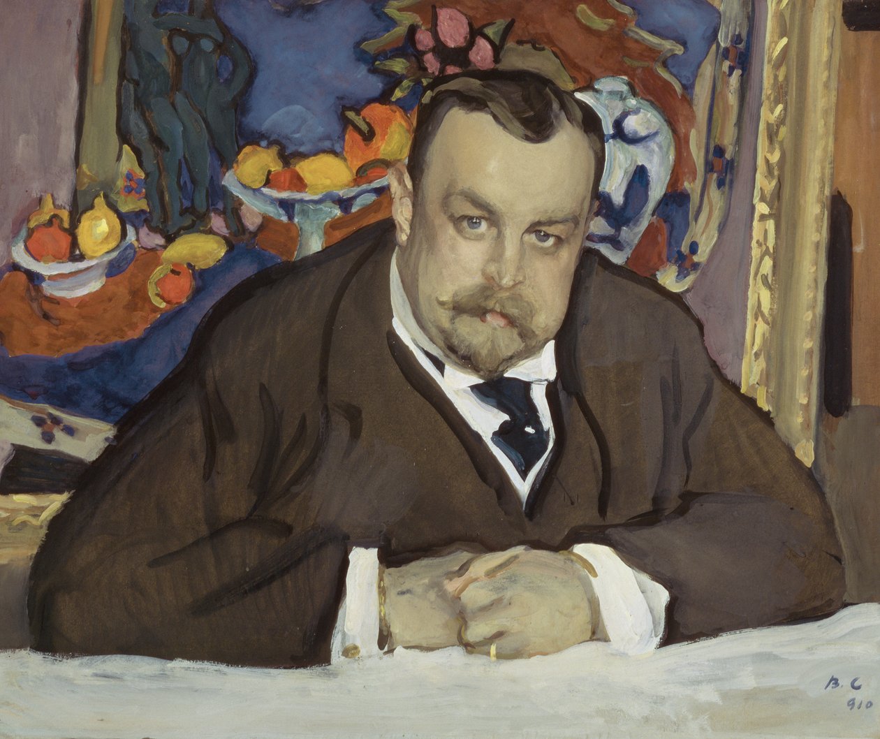 I. Morosov portréja, 1910 (olaj, karton) alkotó: Valentin Aleksandrovich Serov