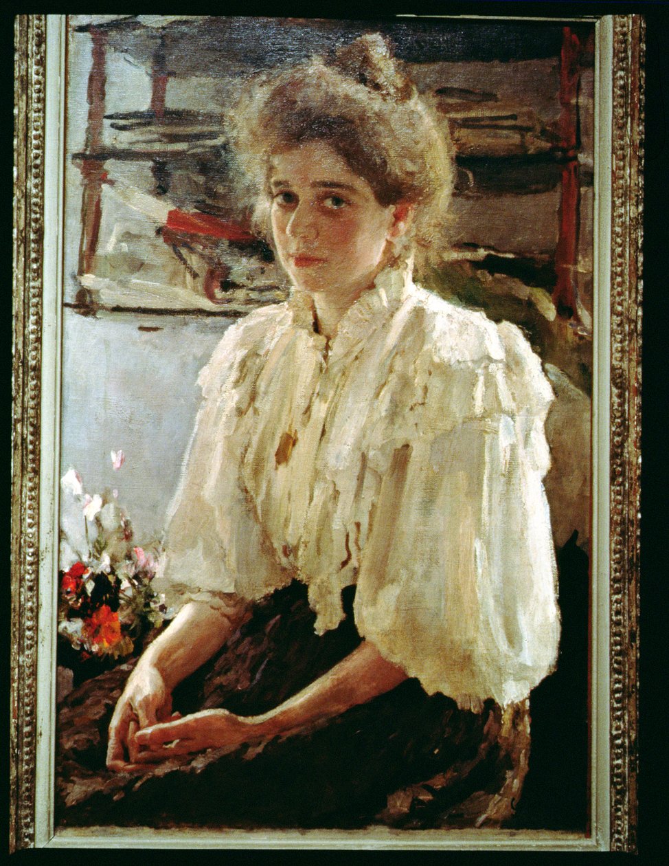 Madame Lwoff portréja, 1895 alkotó: Valentin Aleksandrovich Serov