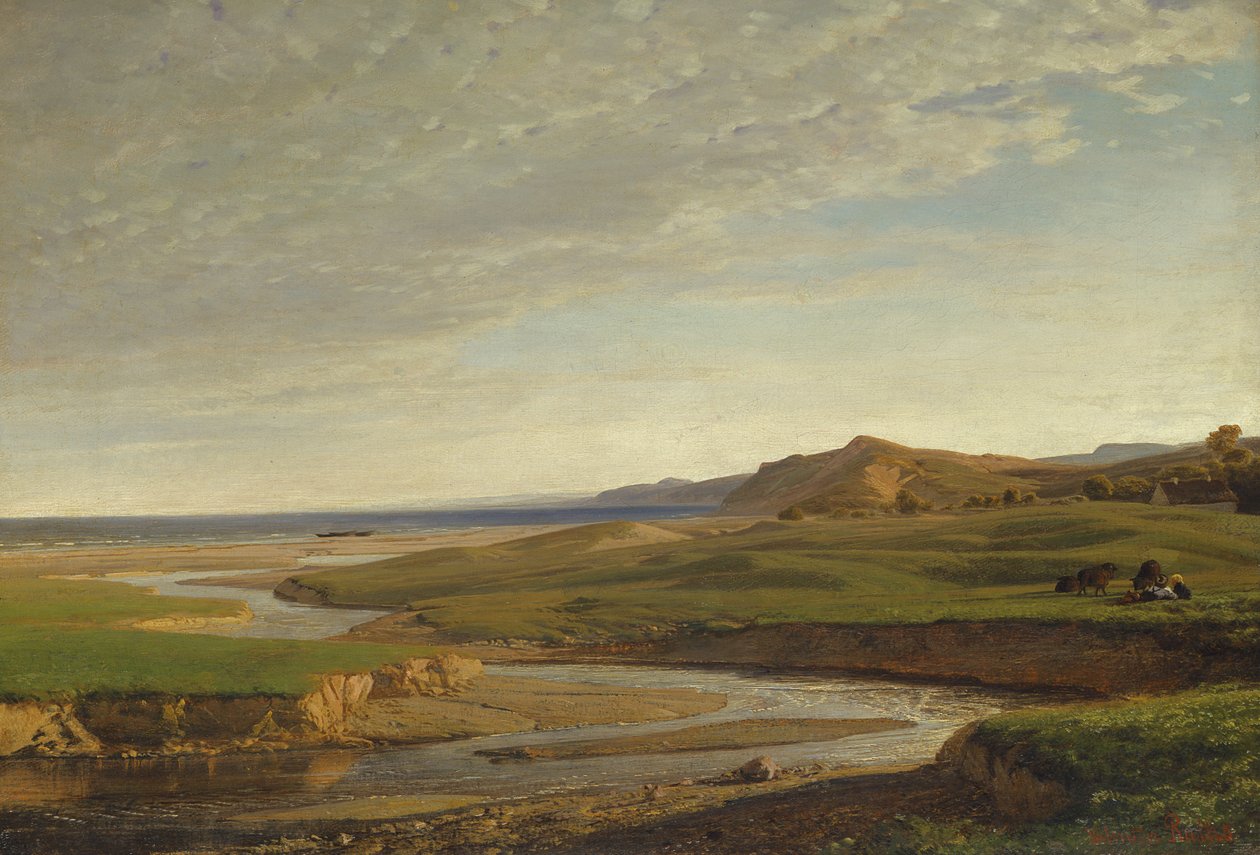Nyugat felé felfelé, 1860 körül alkotó: Valentin Ruths