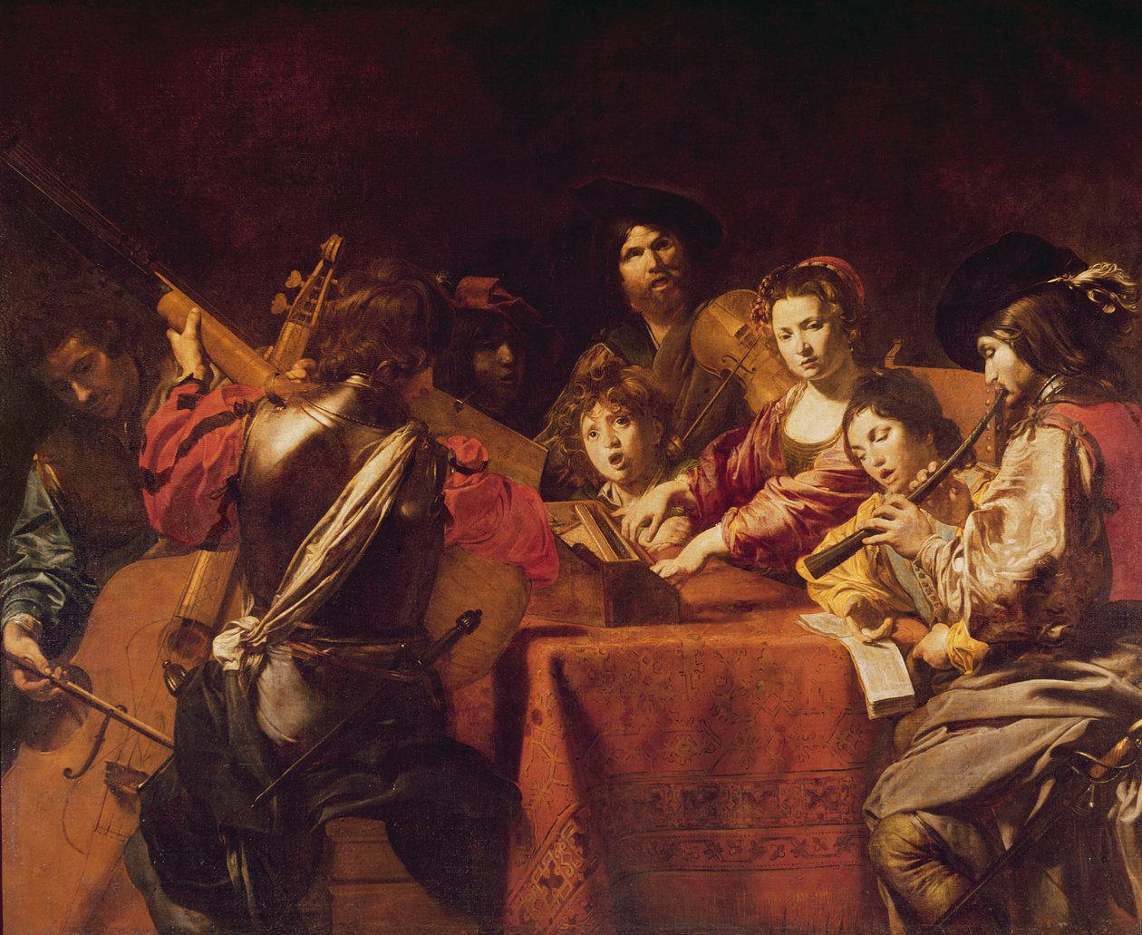 Koncert nyolc fővel alkotó: Valentin de Boulogne