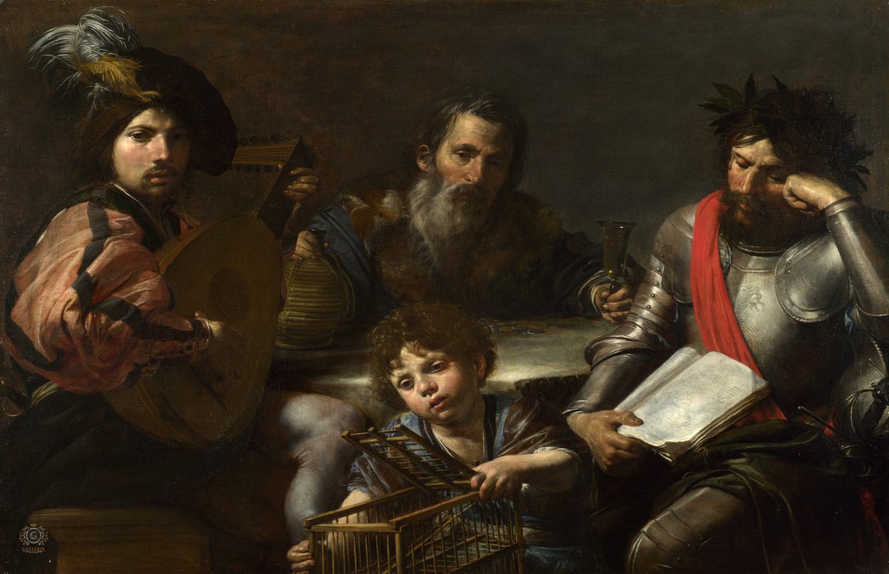 Az ember négy kora alkotó: Valentin de Boulogne