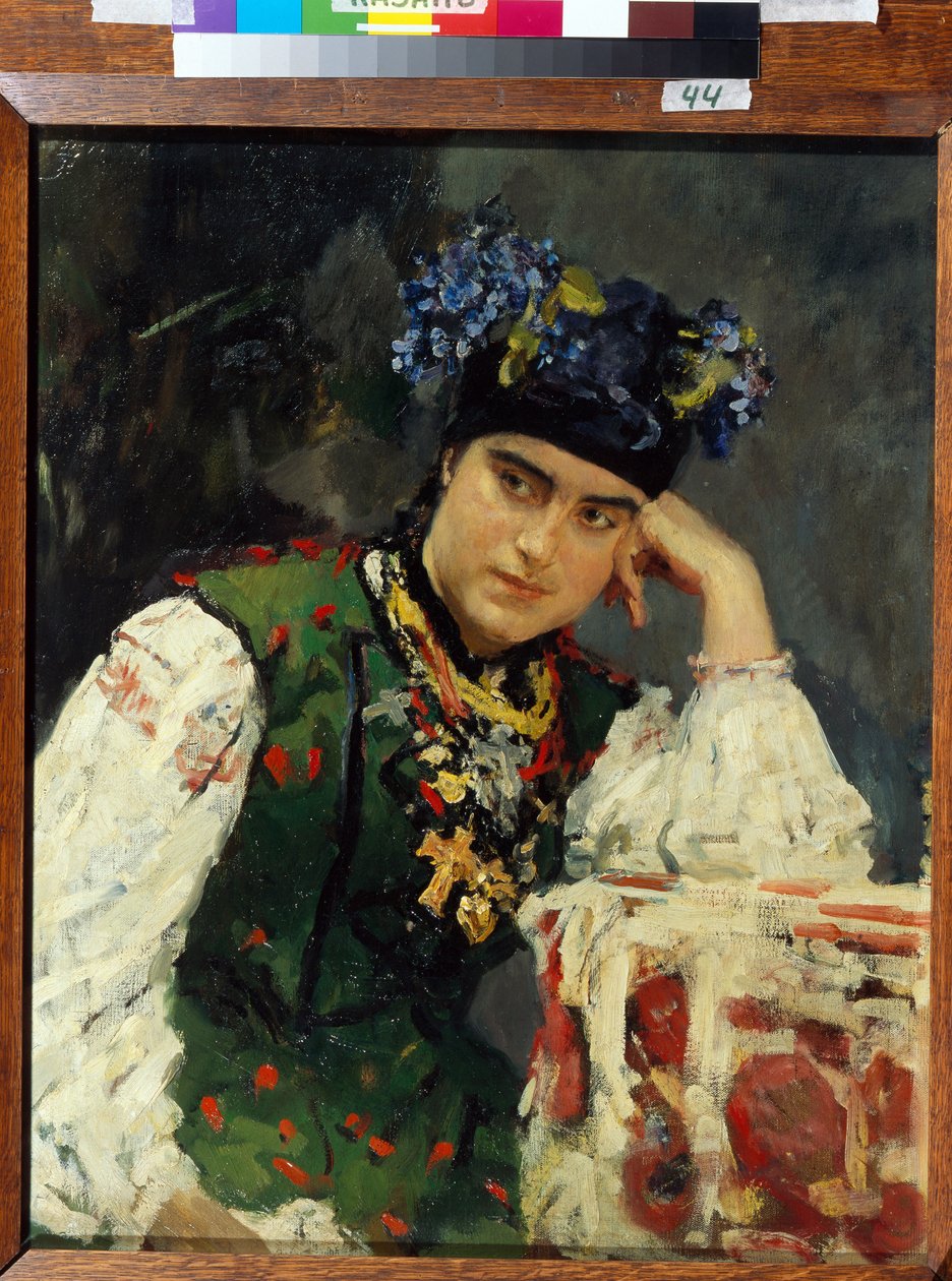 Sofia Dragomirov portréja (Sofia Mihailovna Dragomirov alkotó: Valentin Aleksandrovich Serov