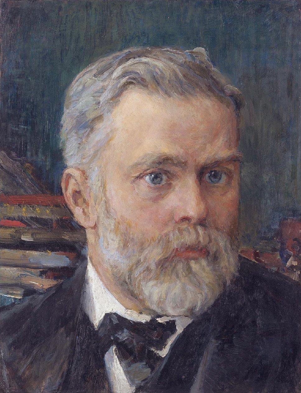 Emanuel Nobel portréja 1859-1932, c. 1909 alkotó: Valentin Aleksandrovich Serov
