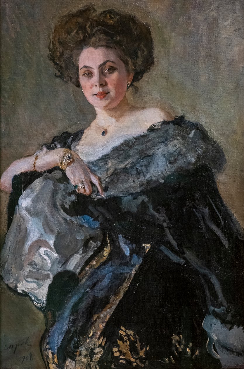 Evdokia Sergeevna Morozova portréja alkotó: Valentin Aleksandrovich Serov