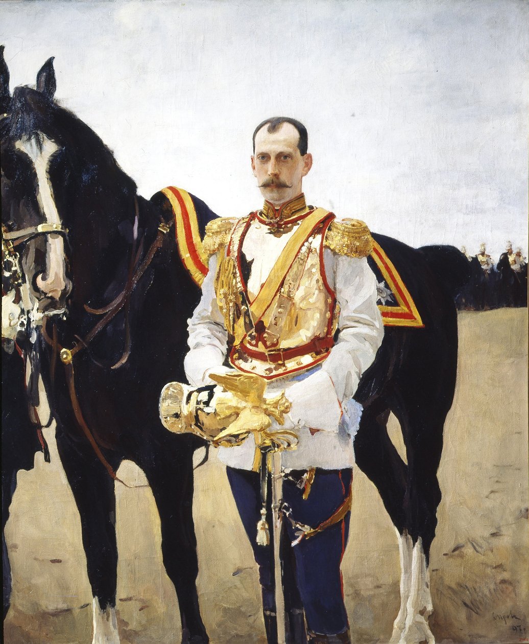 Alekszandrovics Pál orosz nagyherceg portréja 1860-1919, 1897 alkotó: Valentin Aleksandrovich Serov