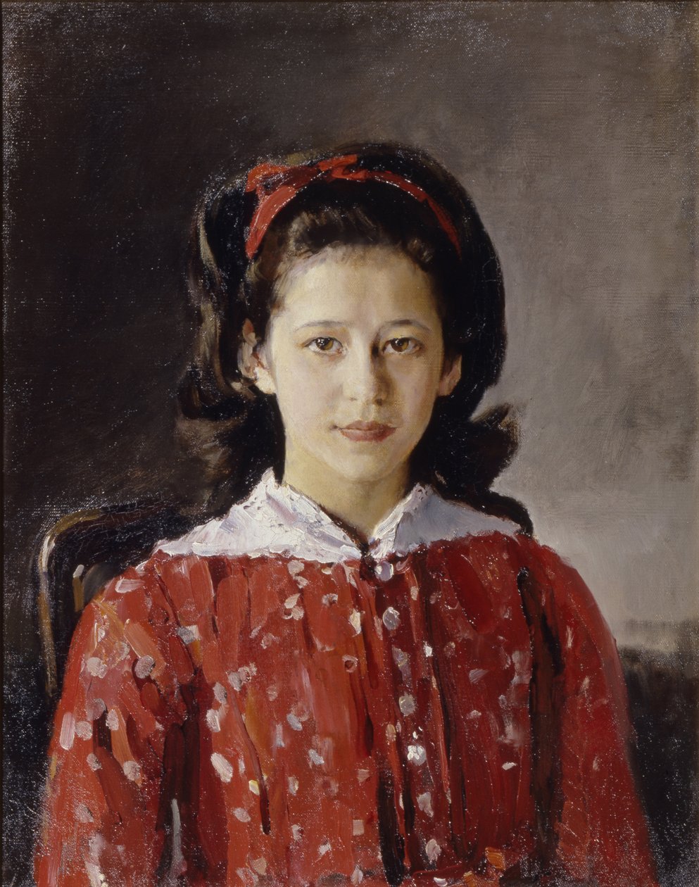Ljudmila Anatoljevna Mamontova portréja 1874-1937, 1884 alkotó: Valentin Aleksandrovich Serov