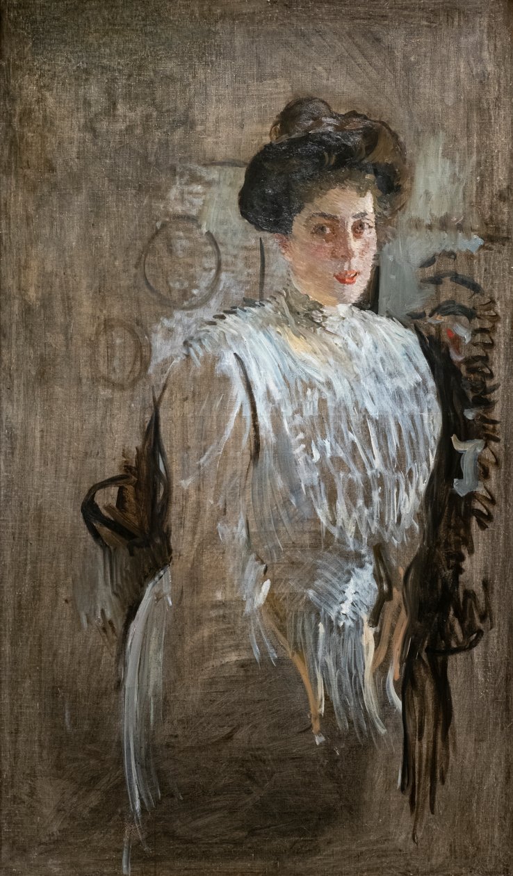 Margarita Kirilovna Morozova portréja alkotó: Valentin Aleksandrovich Serov
