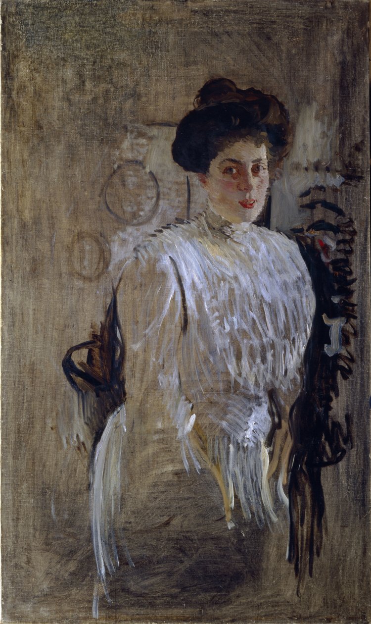 Margarita Kirillovna Morozova portréja, szül. Mamontova 1873-1958, 1910 alkotó: Valentin Aleksandrovich Serov