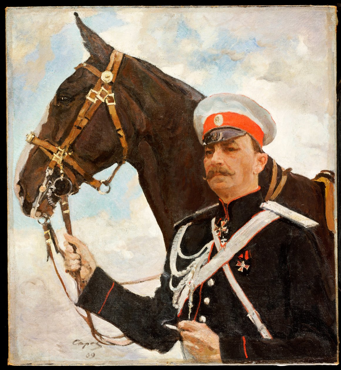 Feliks Feliksovics Iusopov herceg, Sumarokov-El"ston gróf portréja, 1909 alkotó: Valentin Aleksandrovich Serov