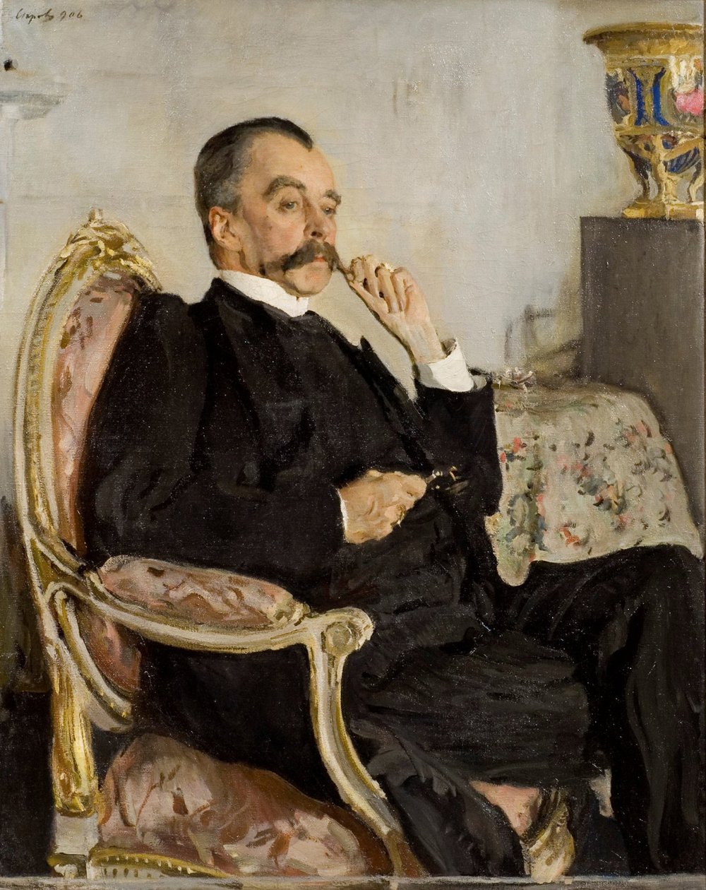 Vlagyimir Mihajlovics Golicin herceg portréja 1847-1932, 1906. alkotó: Valentin Aleksandrovich Serov