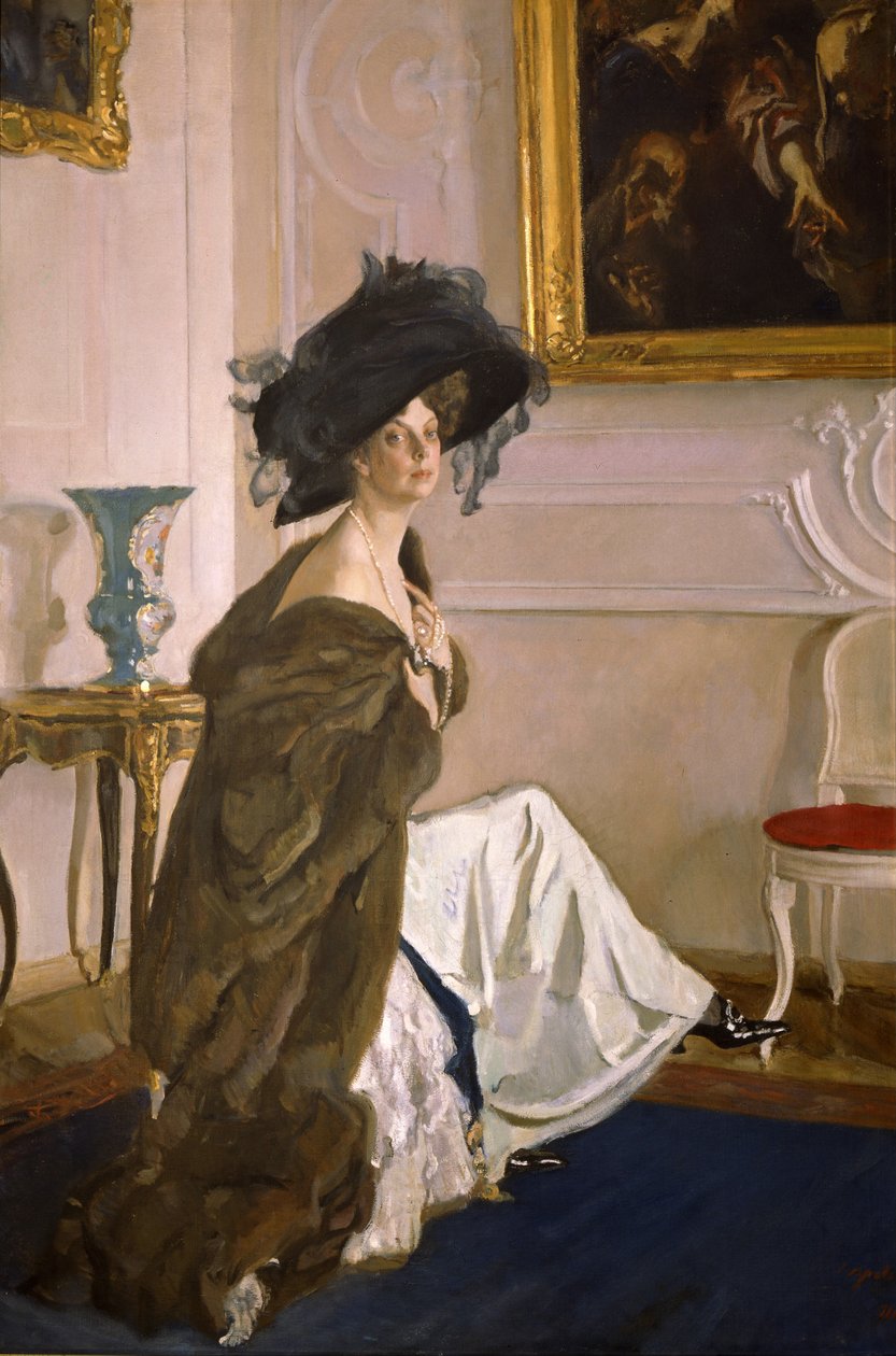 Olga Orlova hercegnő portréja, 1911 alkotó: Valentin Aleksandrovich Serov