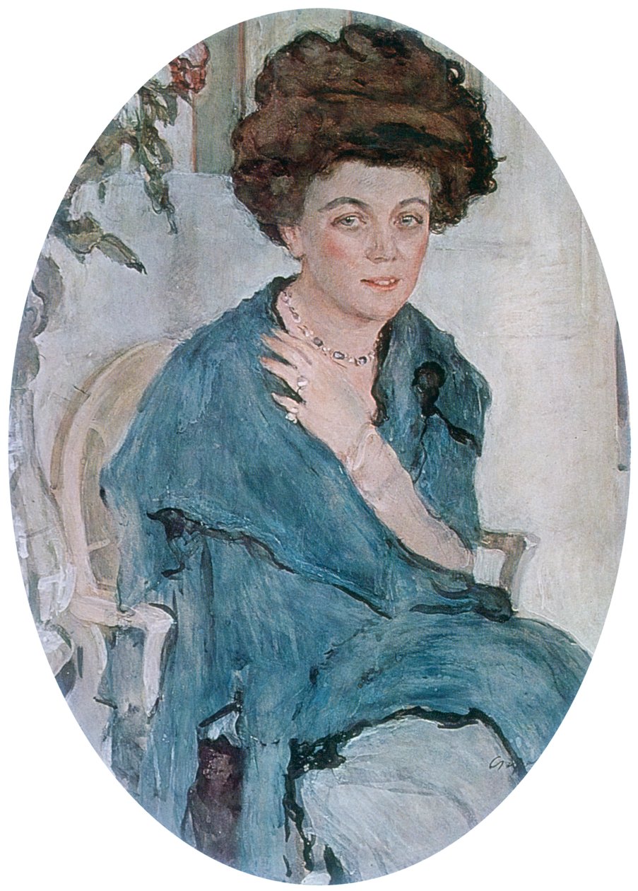 Portré OP Elena Olive, alkotó: Valentin Aleksandrovich Serov