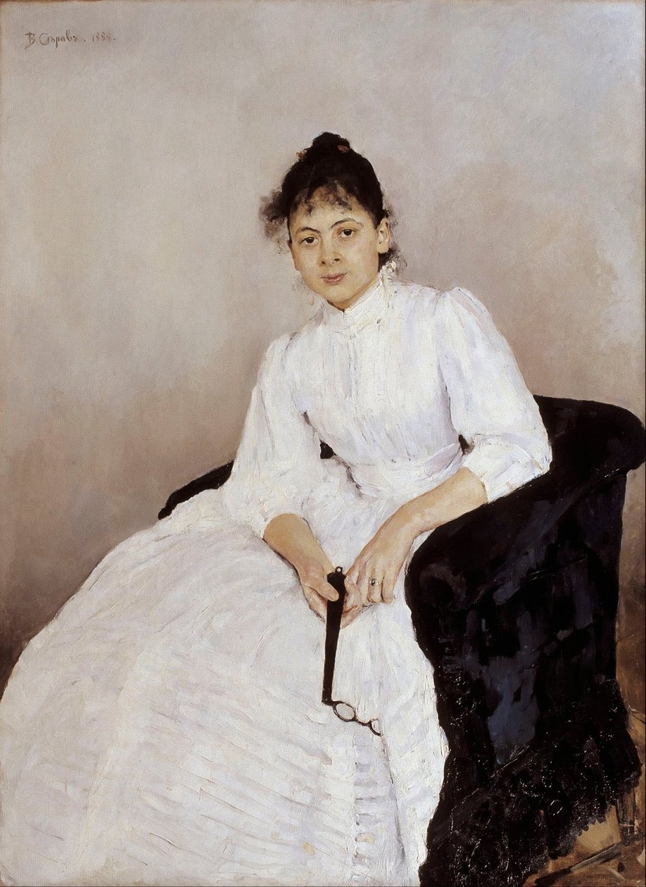 Maria Yakunchikova-Weber művész portréja 1870-1902, 1885-1887 alkotó: Valentin Aleksandrovich Serov