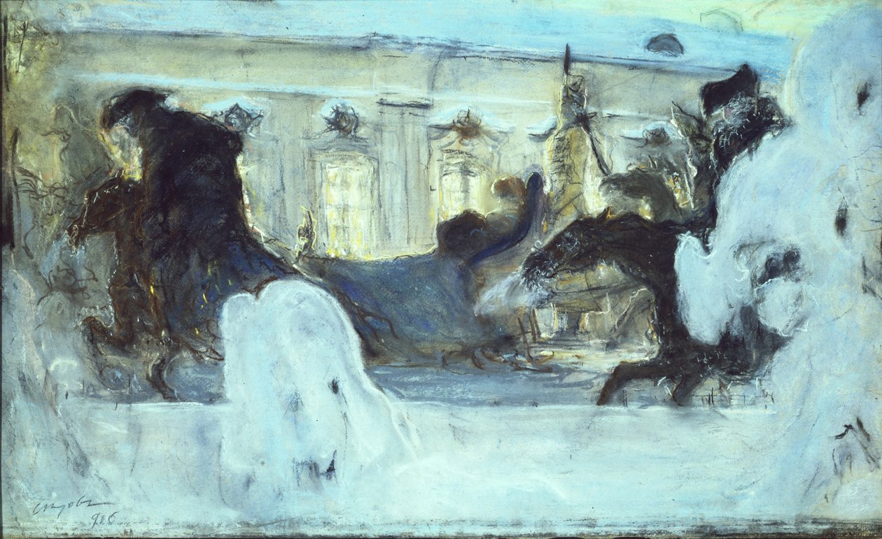 II. Katalin császárné lovaglása, 1906 alkotó: Valentin Aleksandrovich Serov