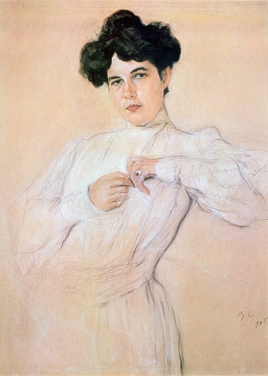 „Maria Botkina portréja”, 1905 alkotó: Valentin Serov
