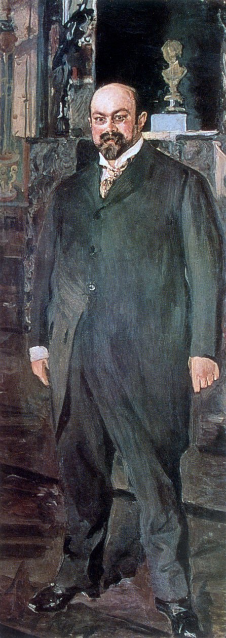 Mihail Abramovics Morozov portréja, 1902 alkotó: Valentin Serov