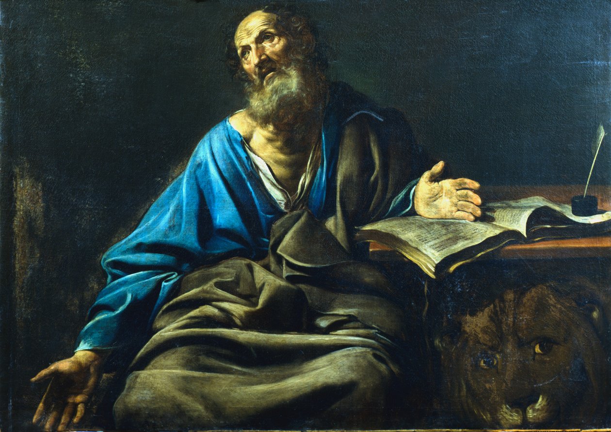 „Szent Márk evangélista”, 1611-1632 alkotó: Valentin de Boulogne