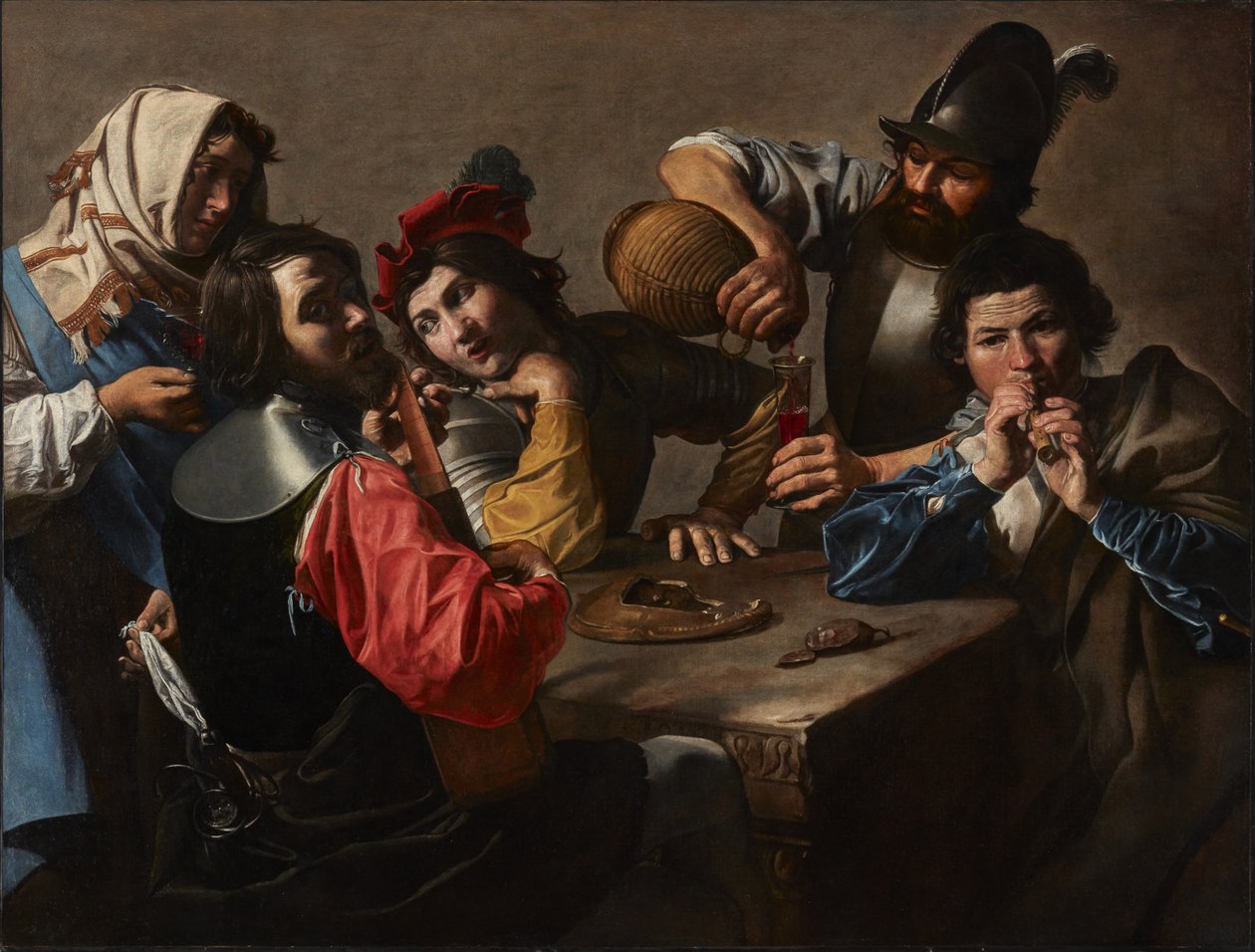 A koncert, 1625 körül (olaj, vászon) alkotó: Valentin de Boulogne