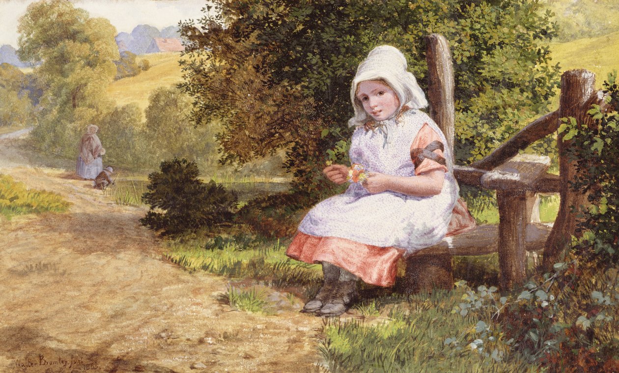 Pihenő, 1865 alkotó: Valentine Walter Lewis Bromley