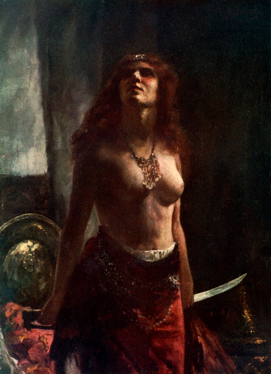 Az asszír sátorban, 1908-1909. alkotó: Valentine Davis