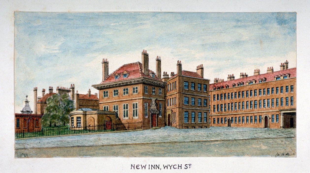 Kilátás a New Innre a Wych Streeten, Westminster, London, c1800 alkotó: Valentine Davis