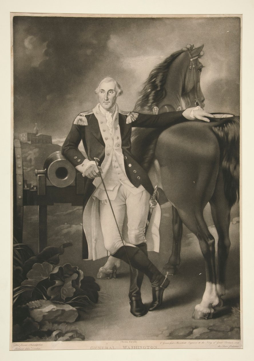 Washington tábornok alkotó: Valentine Green