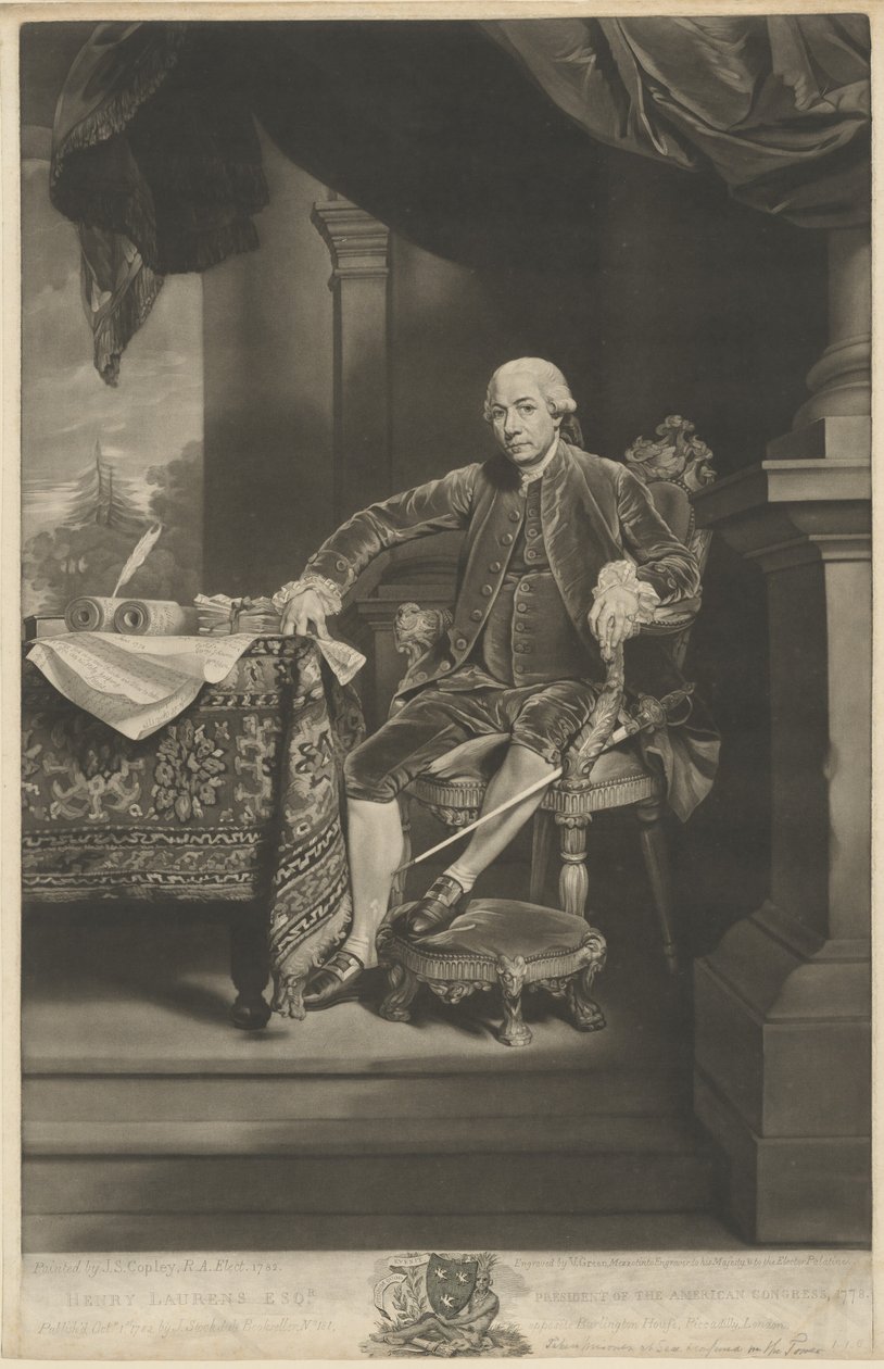 Henry Laurens, 1782. alkotó: Valentine Green