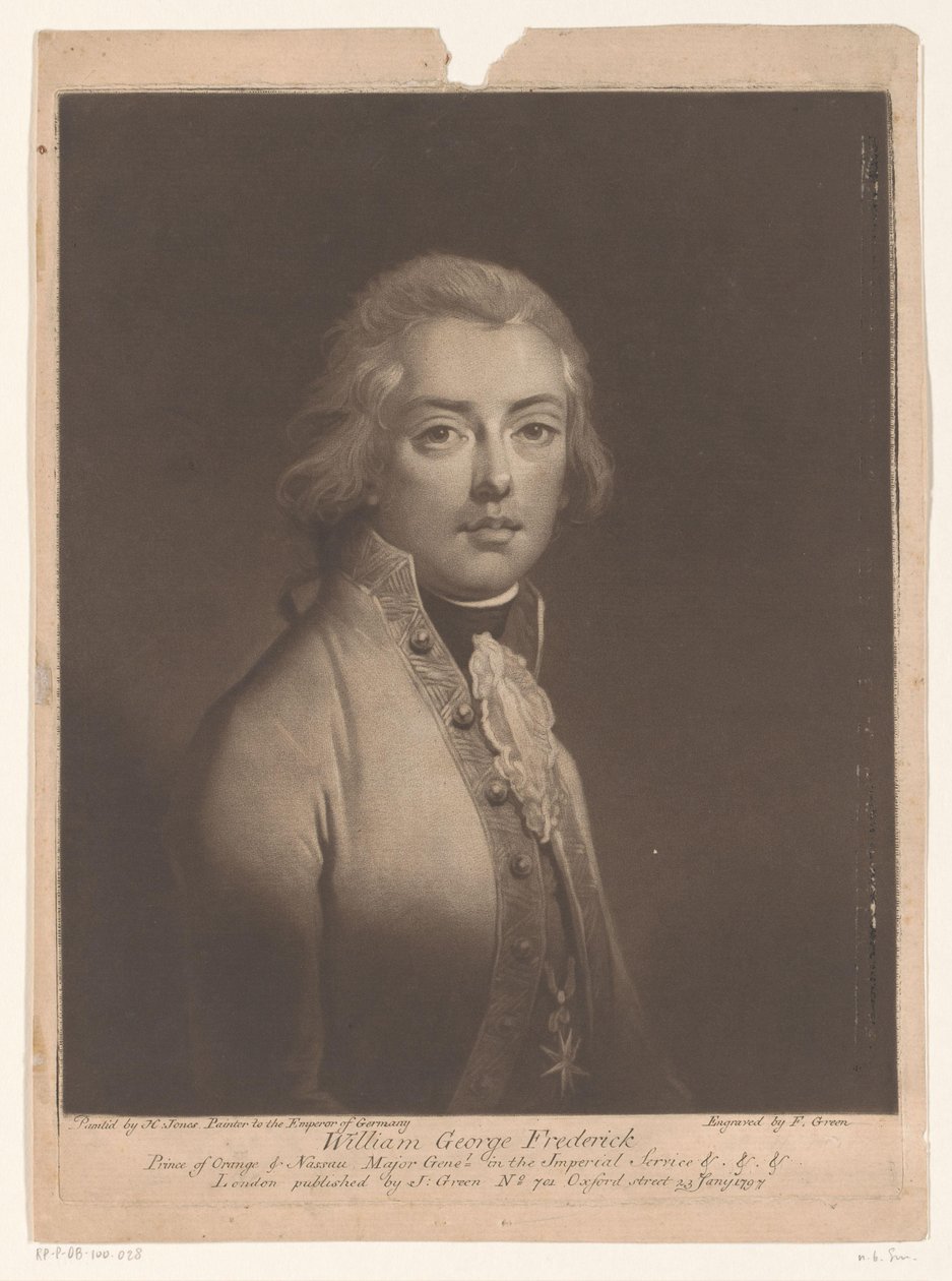 William George Frederick Orange-Nassau portréja alkotó: Valentine Green