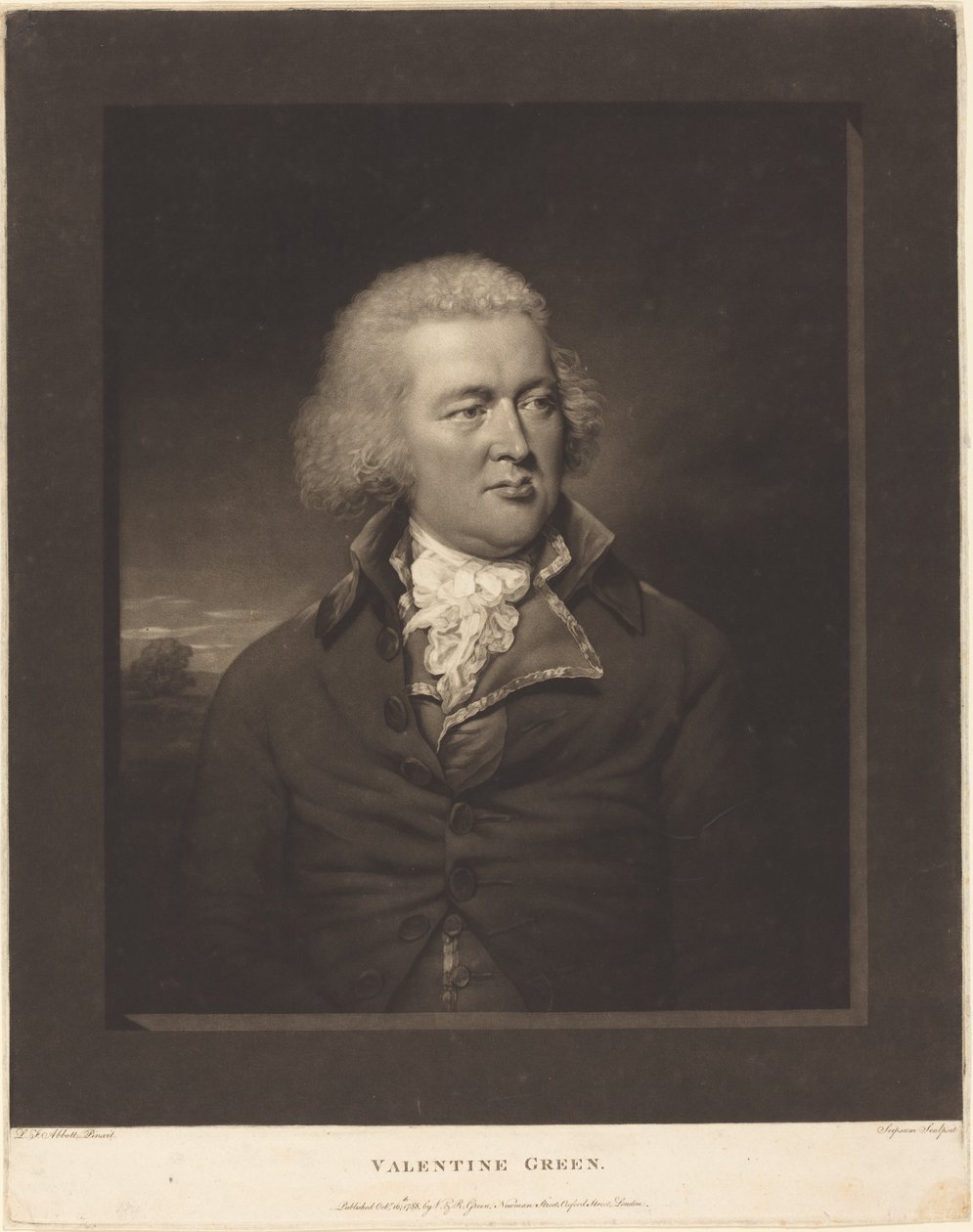 Valentin zöld alkotó: Valentine Green after Lemuel Francis Abbott