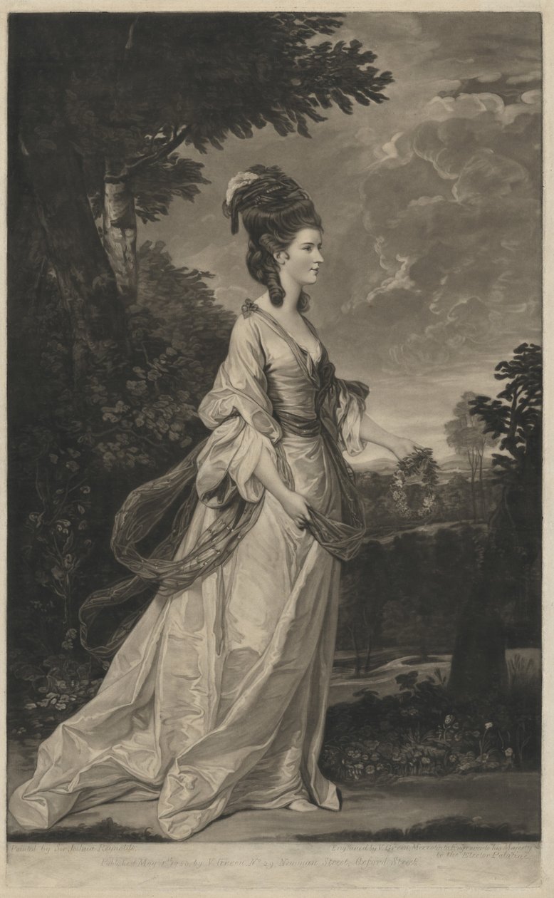 Jane (Fleming), Harrington grófnője alkotó: Valentine Green after Sir Joshua Reynolds