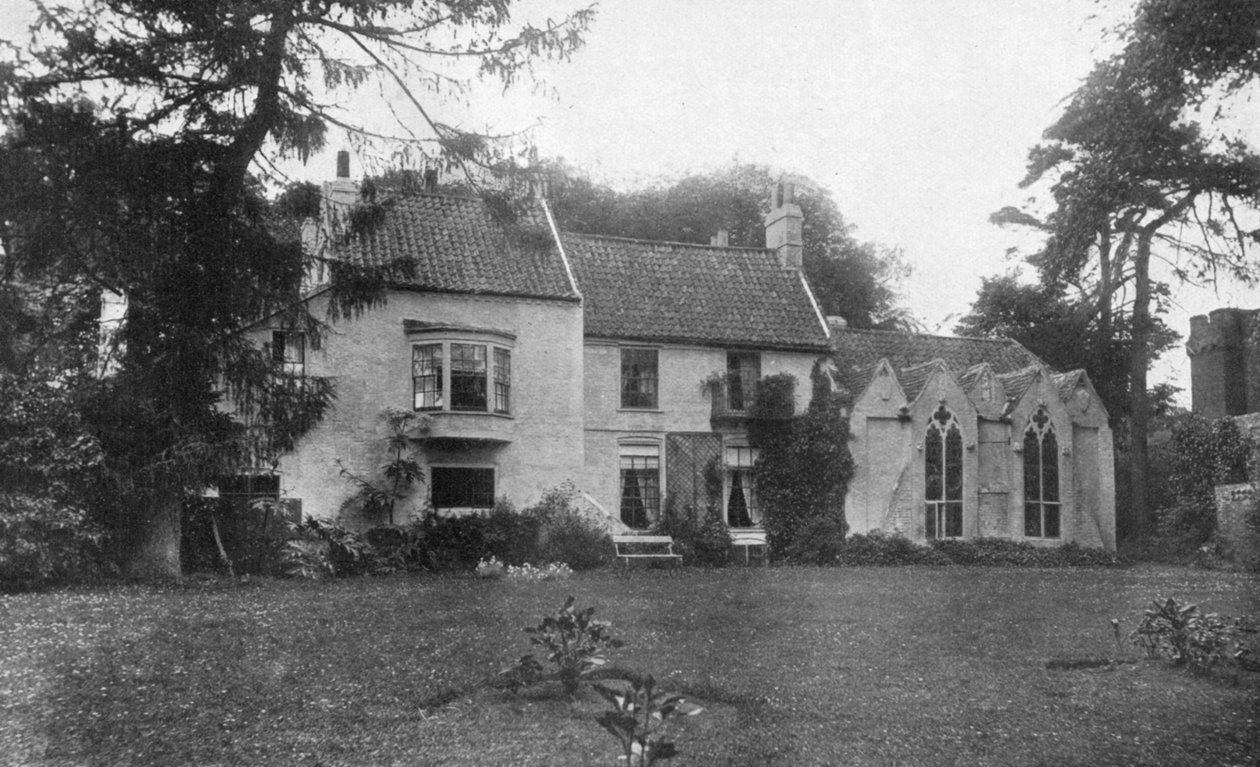 Alfred Lord Tennysons szülőhelye, Somersby, Lincolnshire, 1924-1926. alkotó: Valentine and Sons Ltd
