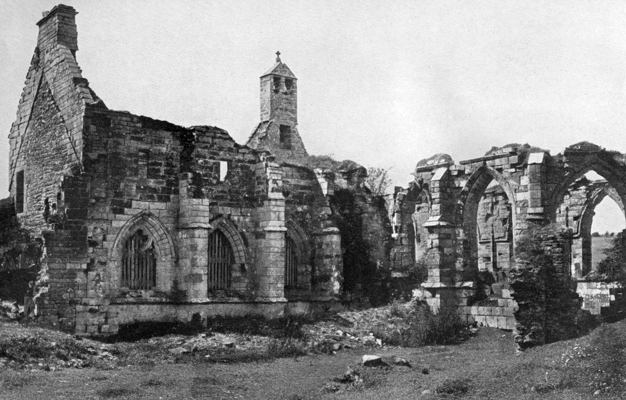 Crossraguel Abbey, Maybole, South Ayrshire, Skócia, 1924-1926 alkotó: Valentine and Sons Ltd