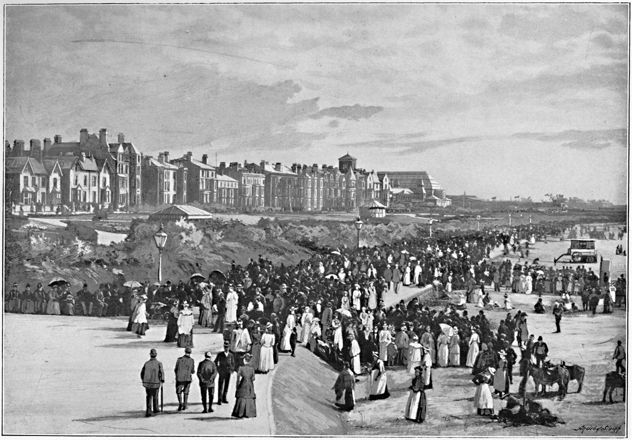 Marine Park, Southport, 1896 alkotó: Valentine and Sons Ltd